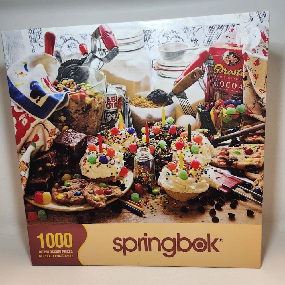 2009 Springbok Rachel Perry 1000 Pieces Jigsaw Puzzle 24" X 30" Desserts Food  M